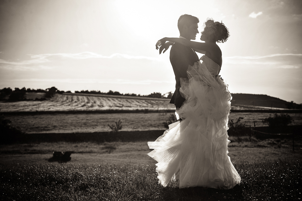 mariage photo couple crepuscule